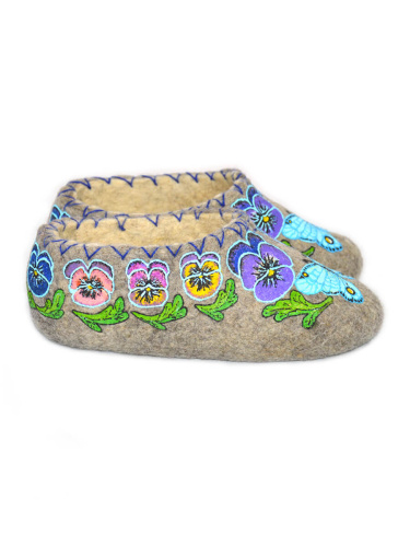 Тапочки женские "Незабудки" (Т128А) фото 2