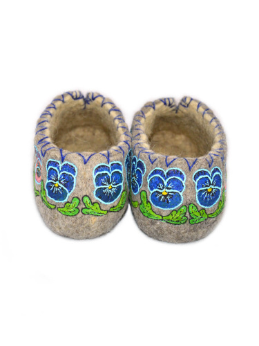 Тапочки женские "Незабудки" (Т128А) фото 5