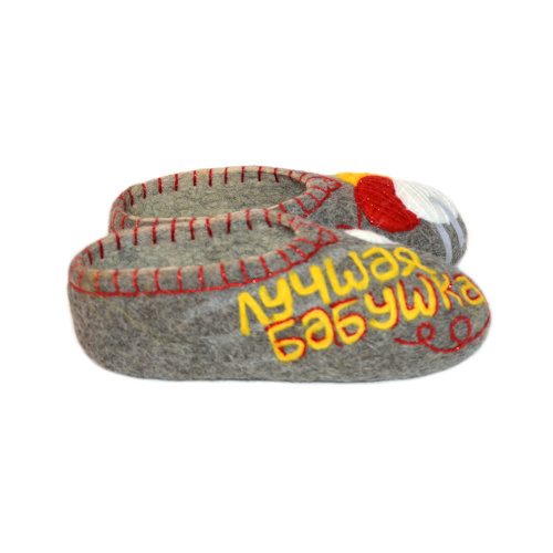 Тапочки женские "Лучшая бабушка" (Т176Н) фото 5