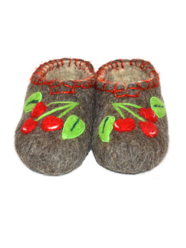 Тапочки женские "Вишенки" (Т030Н)