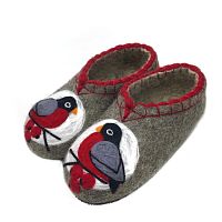 Тапочки женские "Снегири" (Т335Н)