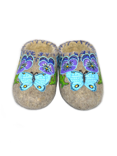 Тапочки женские "Незабудки" (Т128А)